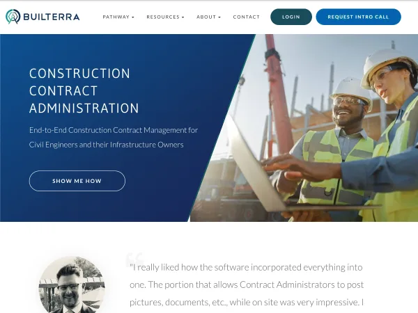 Client site — construction software