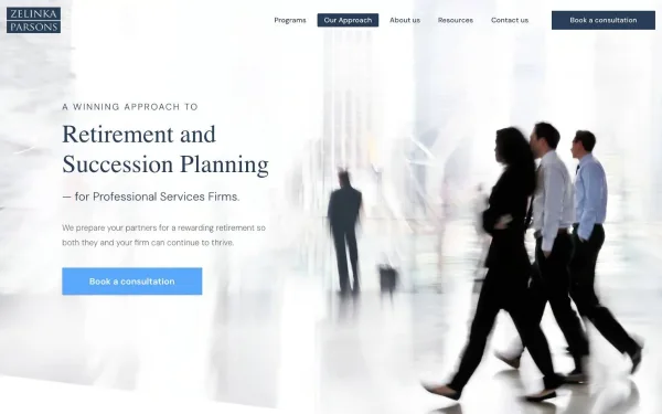 Client site — succession planning